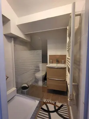 Salle de bains dans l'établissement Cocon Villeurbanne Charpennes