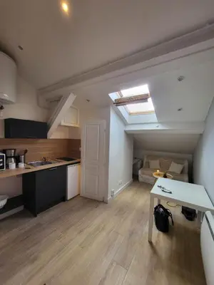 Cuisine ou kitchenette dans l'établissement Cocon Villeurbanne Charpennes