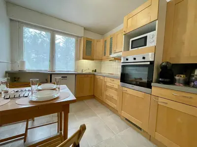 Cuisine ou kitchenette dans l'établissement Lyon authentique