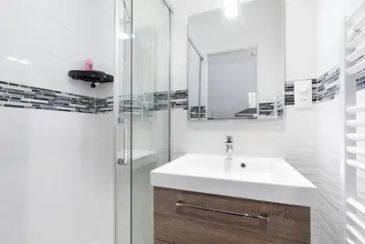 Salle de bains dans l'établissement appartement 2 pièces Jean Macé et stationnement