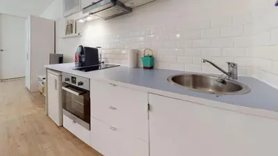 Cuisine ou kitchenette dans l'établissement Studio Vieux Lyon Saint Georges