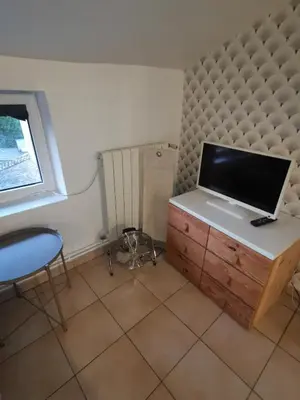 Télévision ou salle de divertissement dans l'établissement Appartement Cosy Traversant