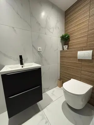 Salle de bains dans l'établissement Studio indépendant 22m2