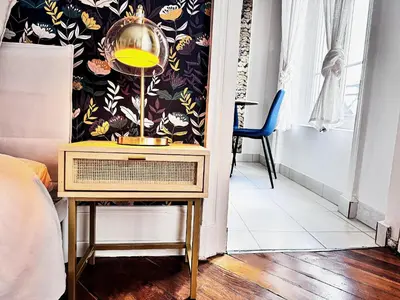 Un ou plusieurs lits dans un hébergement de l'établissement Suite Flamenco - Appartement 6 personnes - Check in h24 & Wifi