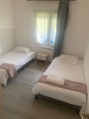 Un ou plusieurs lits dans un hébergement de l'établissement Maison de charme st euphemie