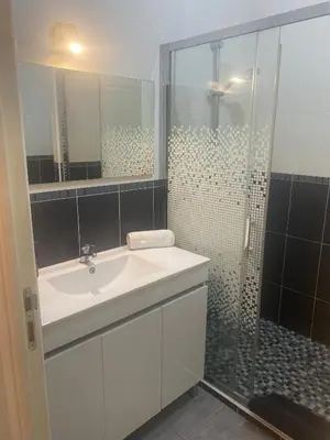 Salle de bains dans l'établissement Maison de charme st euphemie