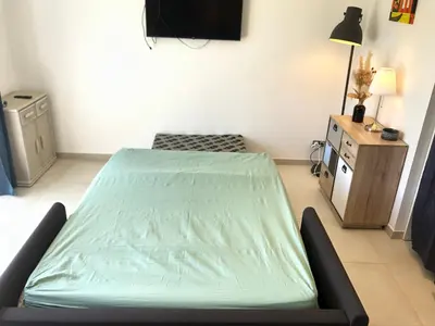 Un ou plusieurs lits dans un hébergement de l'établissement Ma casita à Villars Les Dombes