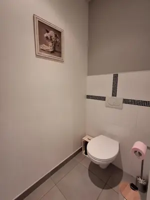 Salle de bains dans l'établissement Gite du Clos de Givrais