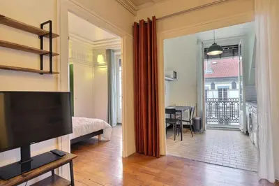 Télévision ou salle de divertissement dans l'établissement Chaponnay - Superb T2 Apartment - Lyon 3rd