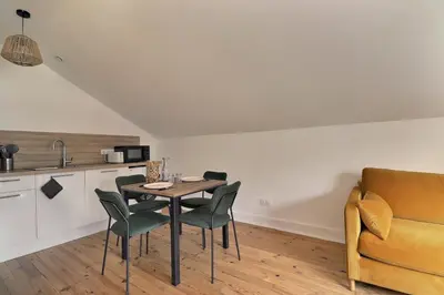 Cuisine ou kitchenette dans l'établissement Le Zanzibar - Lovely Bright Apartment - Villeurbanne