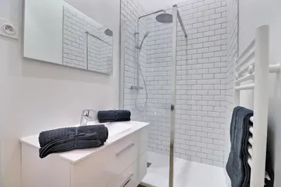 Salle de bains dans l'établissement Le Pêcherie - Beautiful & Modern apartment - Lyon 1st
