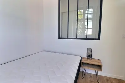 Un ou plusieurs lits dans un hébergement de l'établissement Le Quai d'Or - Apartment for monthly rental - Lyon 4th