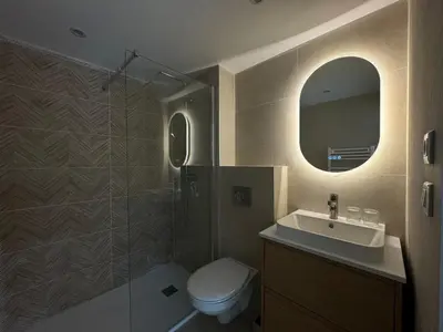 Salle de bains dans l'établissement Suite l'Aparté