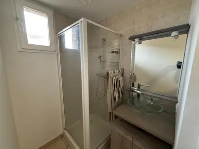 Salle de bains dans l'établissement Evasion