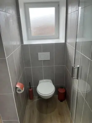 Salle de bains dans l'établissement VERDI studio COSY au calme parking gratuit