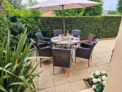Jardin de l'établissement Terrasse de Malissol