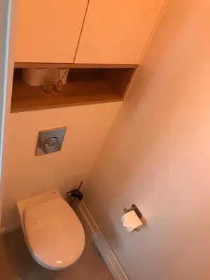 Salle de bains dans l'établissement Le Studio Lumière - Balcony - 5min Part-Dieu