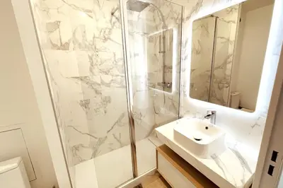 Salle de bains dans l'établissement Studio moderne avec parking - Quartier Montchat