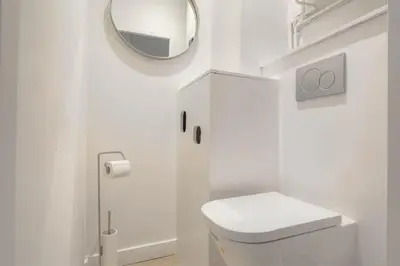 Salle de bains dans l'établissement Superbe studio, Tête d'or, Lyon