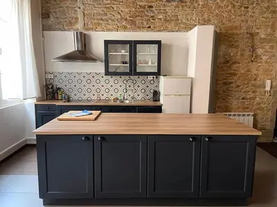 Cuisine ou kitchenette dans l'établissement Loft au coeur de Croix-Rousse - Lyon pour 2 pers