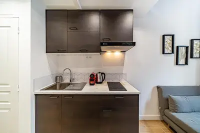 Cuisine ou kitchenette dans l'établissement 