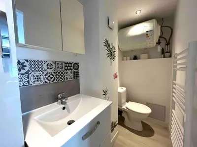 Salle de bains dans l'établissement Hyper Centre Charmant T2 idéalement situé