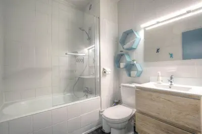 Salle de bains dans l'établissement Appartement moderne proche Lyon 6ème