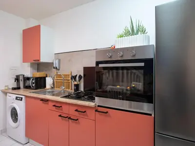 Cuisine ou kitchenette dans l'établissement La Petite Vienna - Vienna authentica