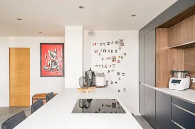 Cuisine ou kitchenette dans l'établissement Le Skyview - Vue sur Lyon