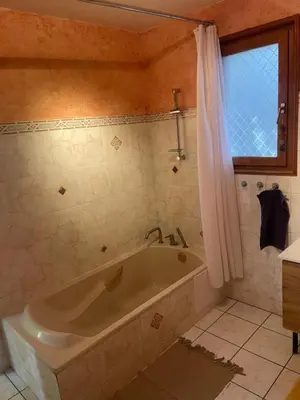Salle de bains dans l'établissement Les charmettes