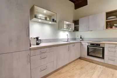 Cuisine ou kitchenette dans l'établissement Le Trois Maries - Cozy Apartment - Lyon 5th