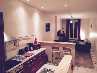 Cuisine ou kitchenette dans l'établissement Appartement, Lyon, Villeurbanne