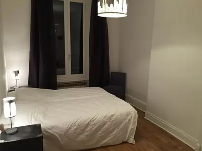 Un ou plusieurs lits dans un hébergement de l'établissement Appartement, Lyon, Villeurbanne