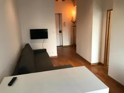 Télévision ou salle de divertissement dans l'établissement Appartement, Lyon, Villeurbanne