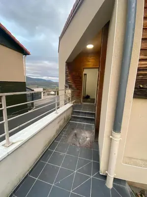 Balcon ou terrasse dans l'établissement Studio Ô terrasses de Virieu