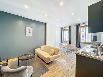 Cuisine ou kitchenette dans l'établissement My home Lafayette 3