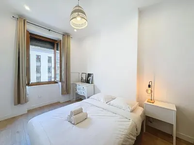 Un ou plusieurs lits dans un hébergement de l'établissement My home Lafayette 3