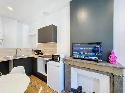 Cuisine ou kitchenette dans l'établissement My home Lafayette 4