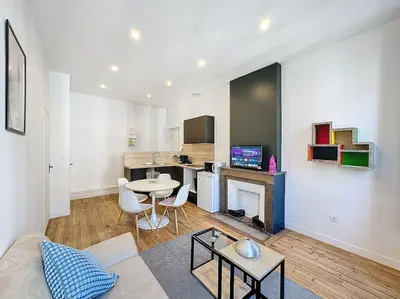 Cuisine ou kitchenette dans l'établissement My home Lafayette 4