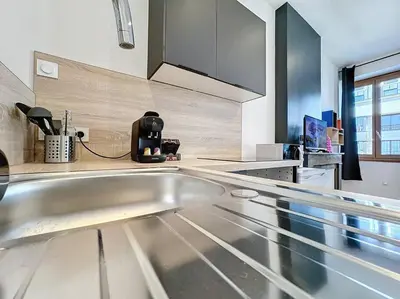 Cuisine ou kitchenette dans l'établissement My home Lafayette 4