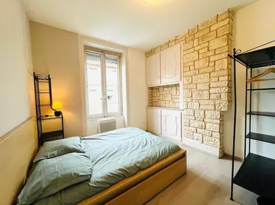 Un ou plusieurs lits dans un hébergement de l'établissement Appartement T3 4 à 6 personnes