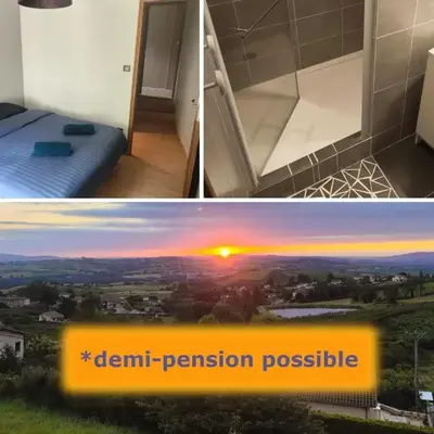 Chambre avec salle de bain privative - Literie qualité - Calme - Simplicité