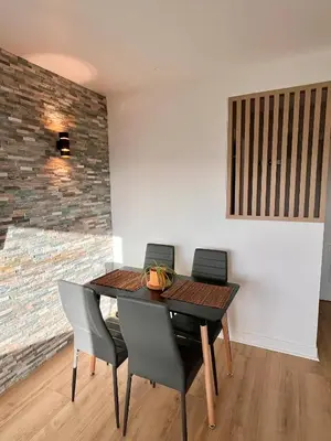 Coin salon dans l'établissement Chambre privée dans un appartement partagé