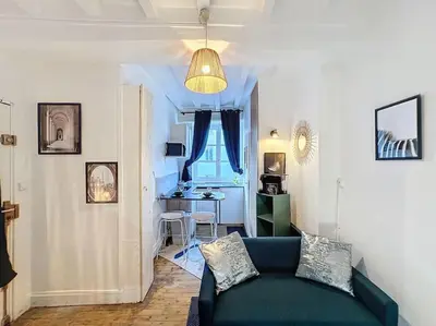 Coin salon dans l'établissement My home auguste comte 1