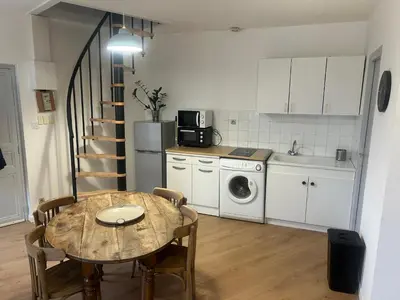 Cuisine ou kitchenette dans l'établissement Victor Hugo