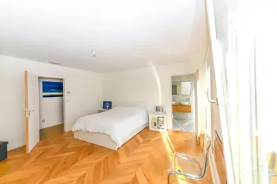Un ou plusieurs lits dans un hébergement de l'établissement Duplex neuf et très lumineux en plein centre ville