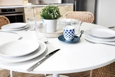 Cuisine ou kitchenette dans l'établissement Eurexpo 1ch