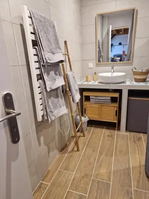 Salle de bains dans l'établissement La Forge