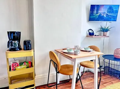 Plateau bouilloire dans l'établissement Studio central et confortable