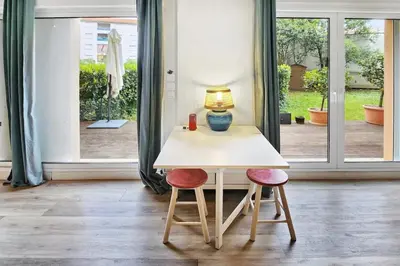 Jardin de l'établissement Oasis Citadine